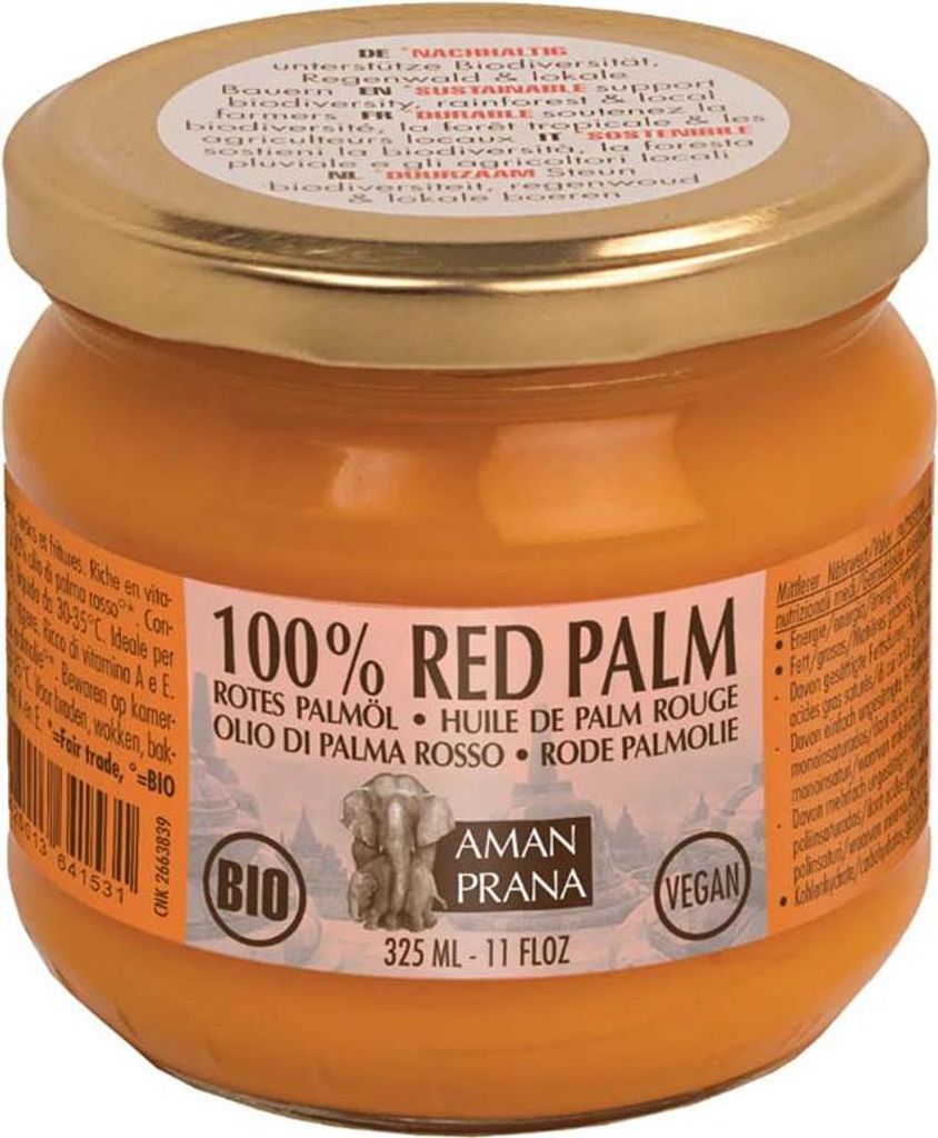 Organiczny czerwony olej palmowy Fair Trade 325ml Zdjęcie produktu 