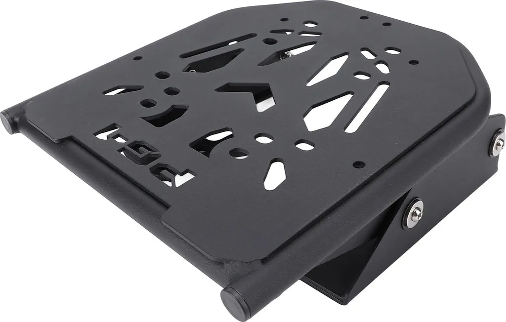 Porte-bagages moto réglable en aluminium pour PG-1 2023, Robuste et Noir