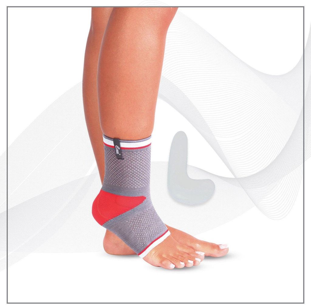 Fußbandage Fußgelenk-Kompressions-Bandage von Medical Source mit integrierter Pelotte MSKB302-M