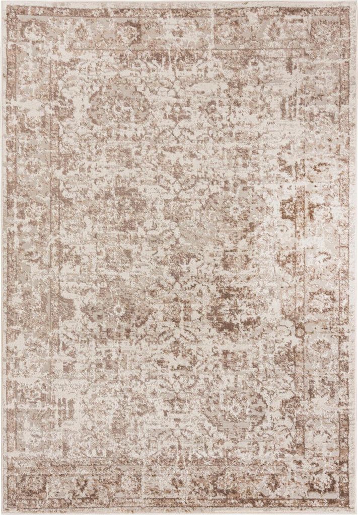 Mazovia Teppich Beige Modern Abstrakt - Wohnzimmer, Schlafzimmer, Esszimmer, Büro, Kurzflor Rechteckig - Zertifikat, Braun - 240 x 330 cm