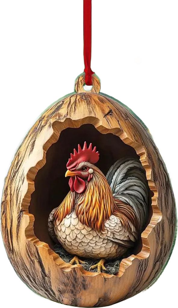 Tier-Weihnachtsornament, 2D-Acryl, Waldtier-Dekoration, lustige Tierdrucke, Eulen, Waschbären, Koalas, Weihnachtsdekoration