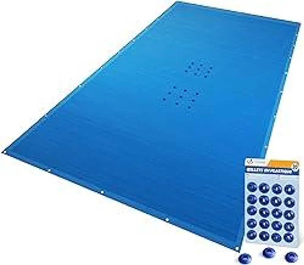 Telo Protettivo Piscina 4x9 m | PE Alta Densità 160 g/m² Impermeabile