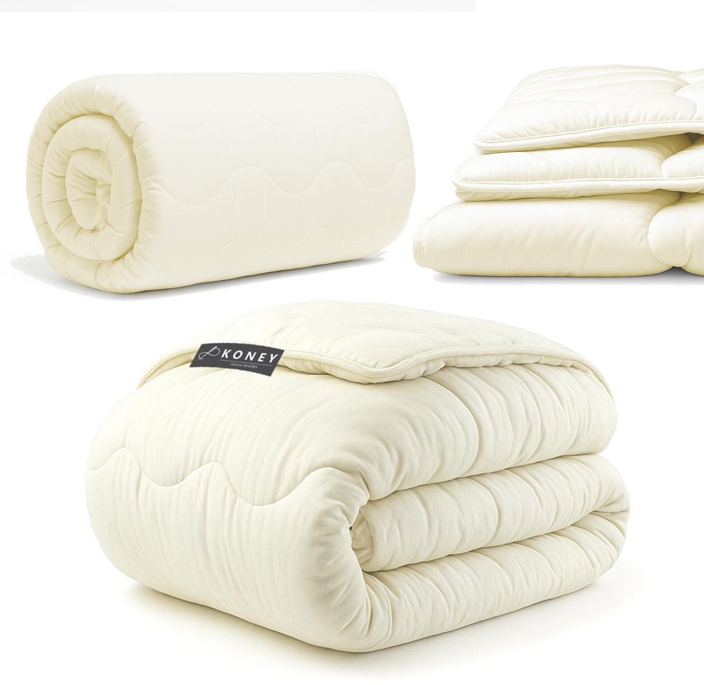 Bettdecke - Winter - 160x200 cm - Warm - Creme - aus Produktbild 