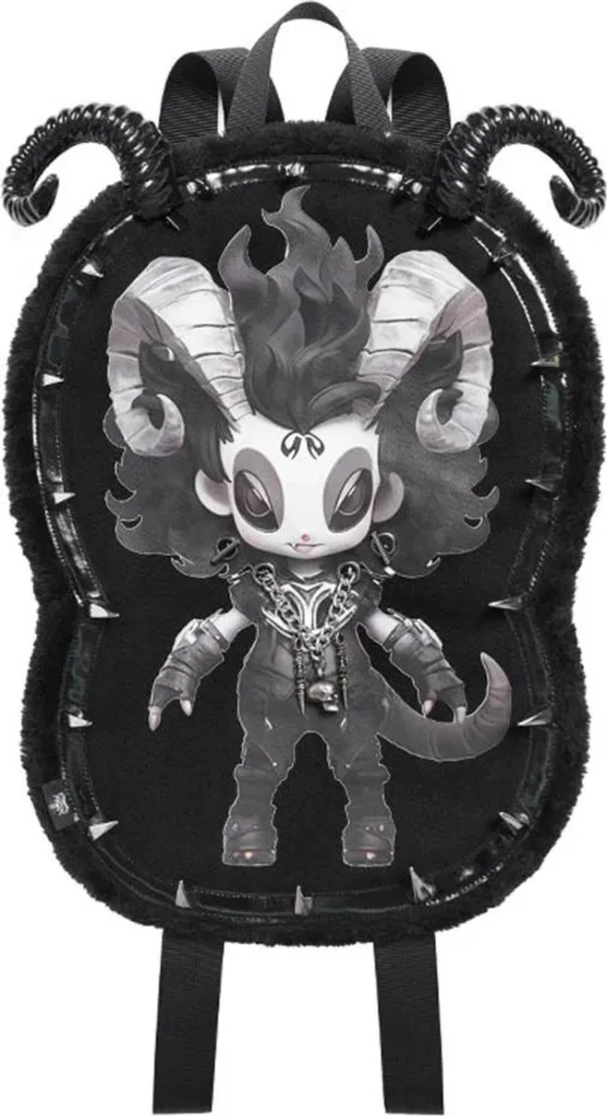 Sac à dos Devil's Back Design Squelette Anatomique par Devil Fashion Noir