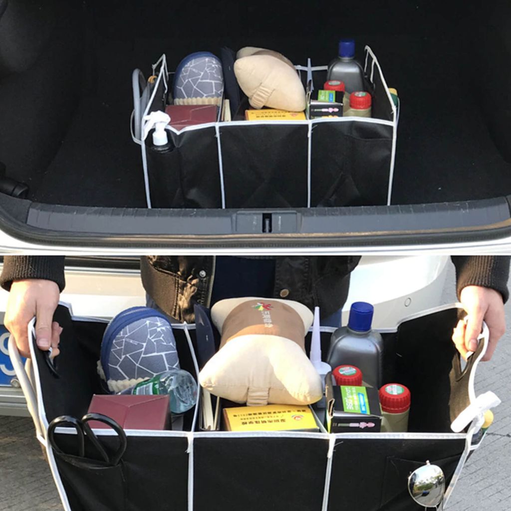 Auto Kofferraumtasche mit 3 Fächern Kofferraum Organizer Produktbild 5