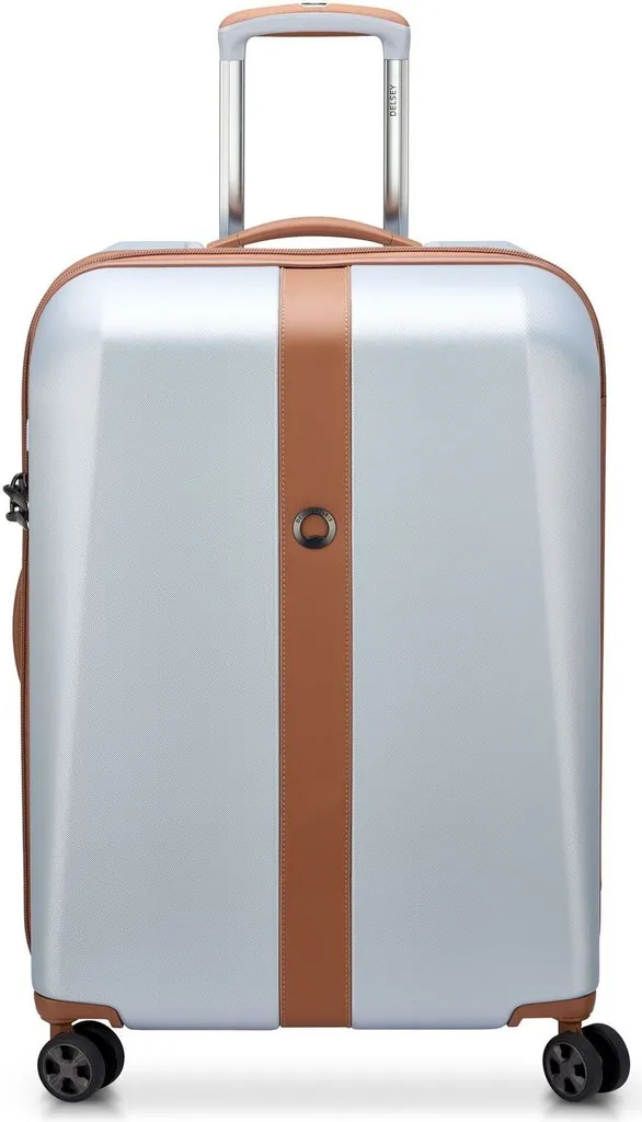 Delsey Promenade Hard 2.0 Valise 4 roues silencieuses 67cm Gris Clair