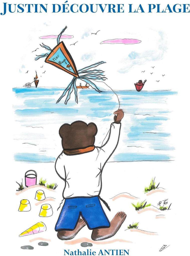 Justin découvre la plage