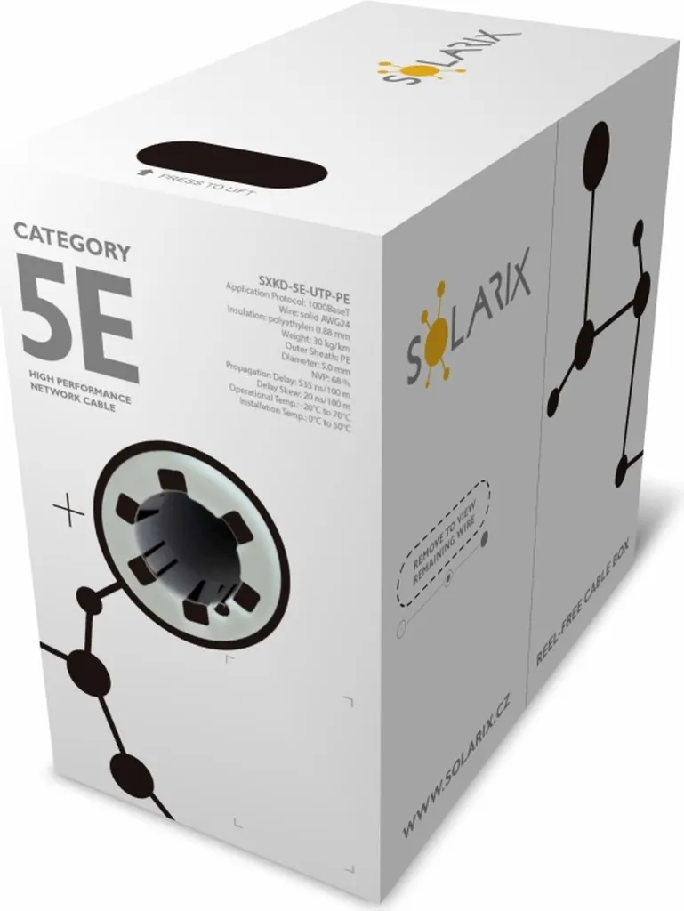 Solarix CAT5E UTP PE Câble Installation Résistant Intempéries et UV - 4