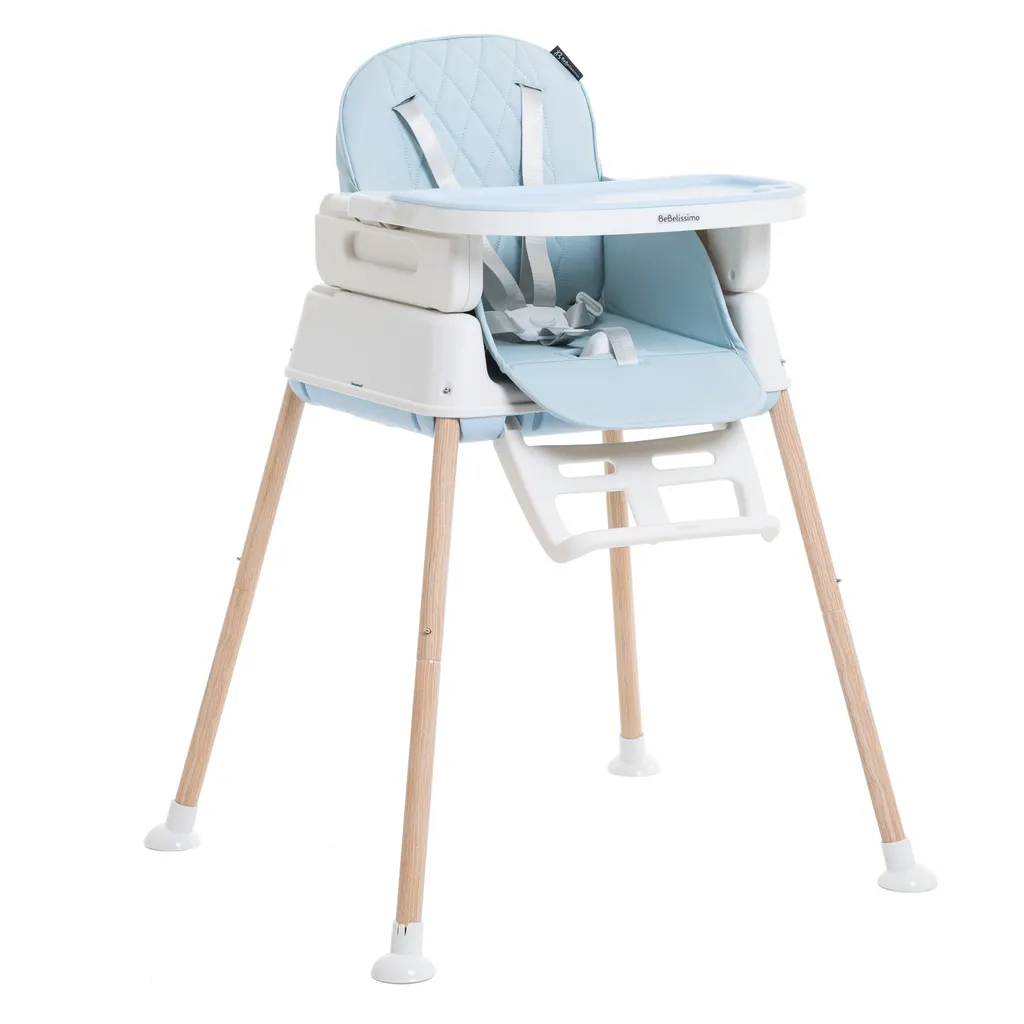 Chaise Haute Bébé Stable et Hygiénique, Solution Repas Sans Stress - 2