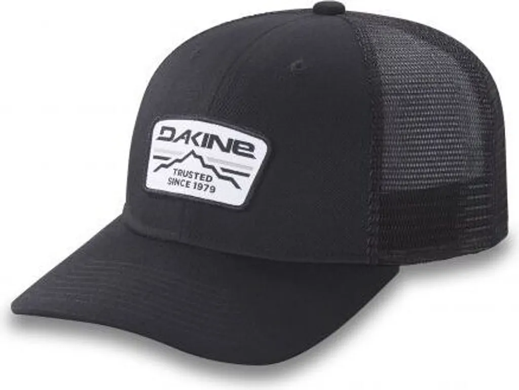 Dakine MTN Lines Trucker Eco Cap - Cappello Nero Regolabile Eco-Friendly