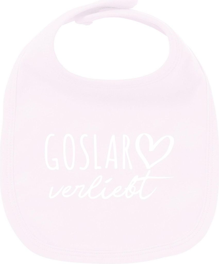 Huuraa Unisex Babylatz Goslar verliebt Geschenk Babypink Baumwolle Goslar Mitbringsel