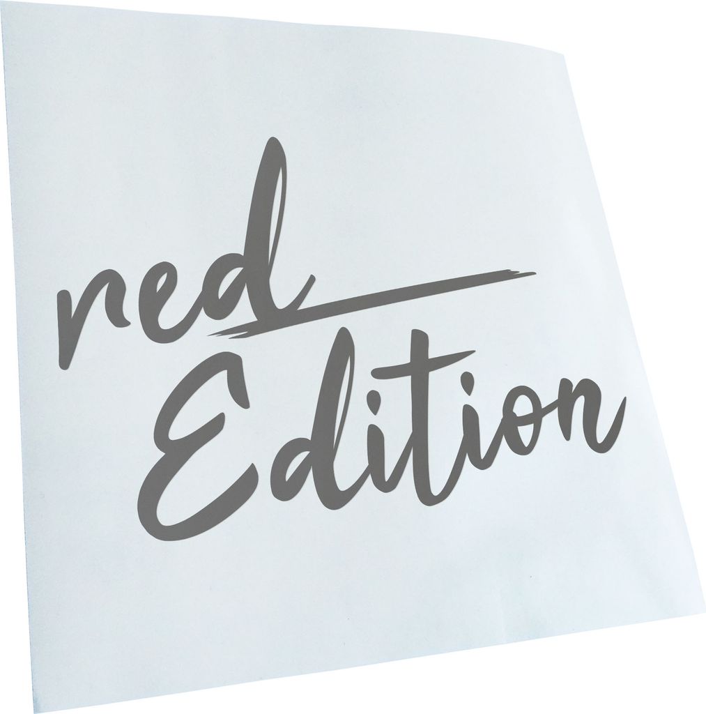 Kiwistar - Autoaufkleber - Red Edition - Grau - 50x33cm - Aufkleber für Auto, Laptop, Fahrrad, LKW, Motorrad mehrfarbig JDM Decal Racing