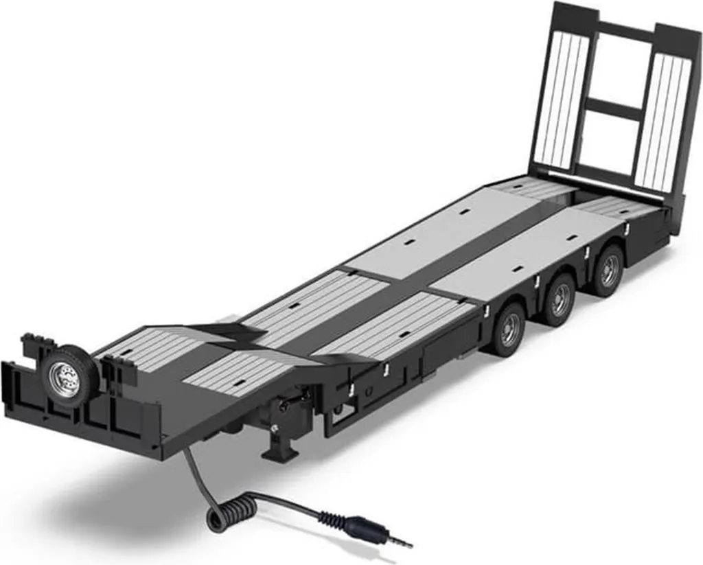 Remorque de transport SIKU Control à 3 essieux pour tracteurs RC