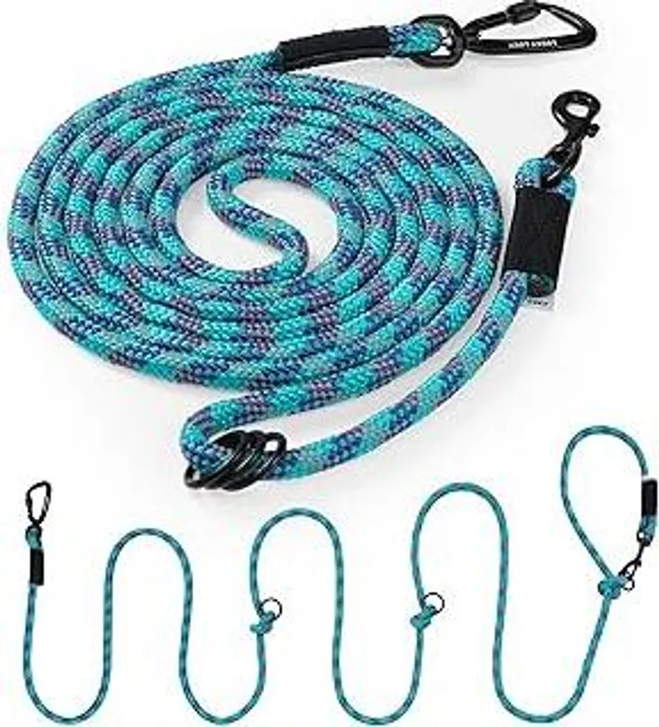 Guinzaglio 3m LUCKY LUCY Blu Mare | Design & Robustezza 80kg