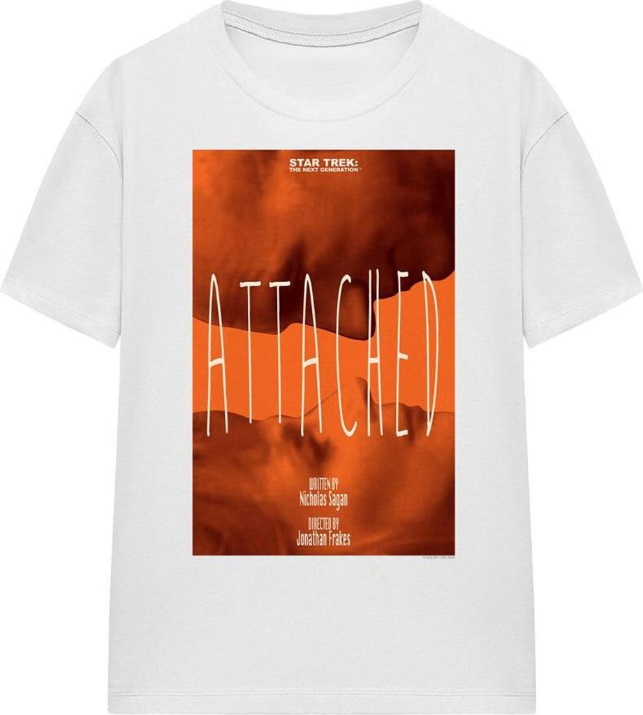 Star Trek - "The Next Generation Season 7 Episode 8" T-Shirt für Herren/Damen Uni TV16638 (M) (Weiß)