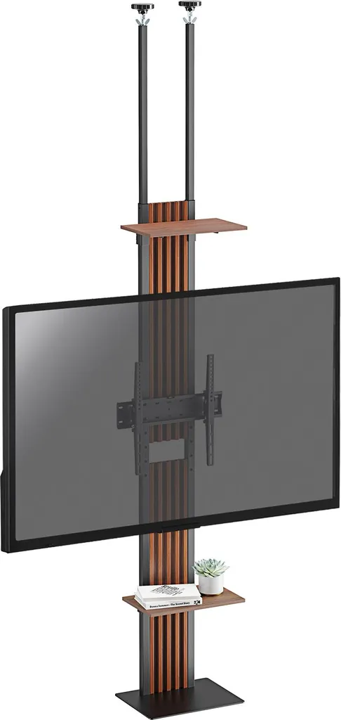Fixation TV sol-plafond idéale pour gagner de la place dans votre salon