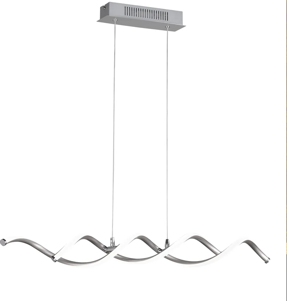 Lampe à suspendre à 2 flammes LED pour salle à manger moderne Noir Mat