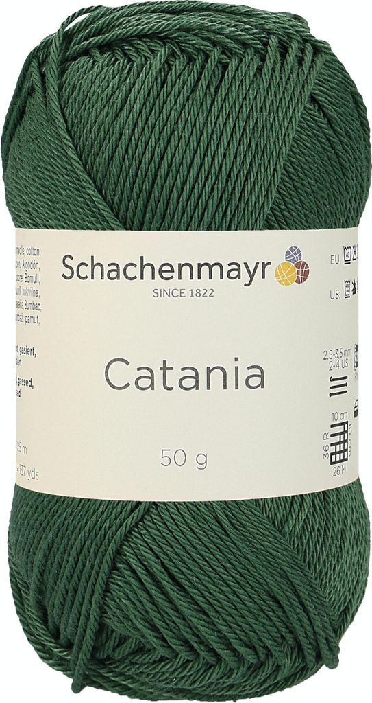 Schachenmayr Catania, 50g Tannenbaum Handstrickgarne Produktbild 