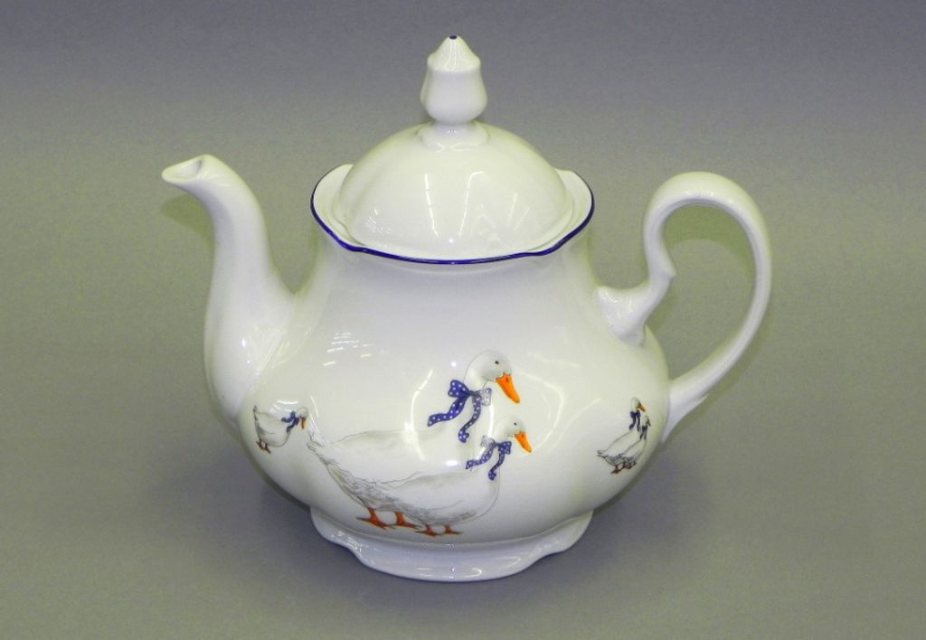 Czajniczek 1,2 l, gęś, czeska porcelana, Leander Zdjęcie produktu 