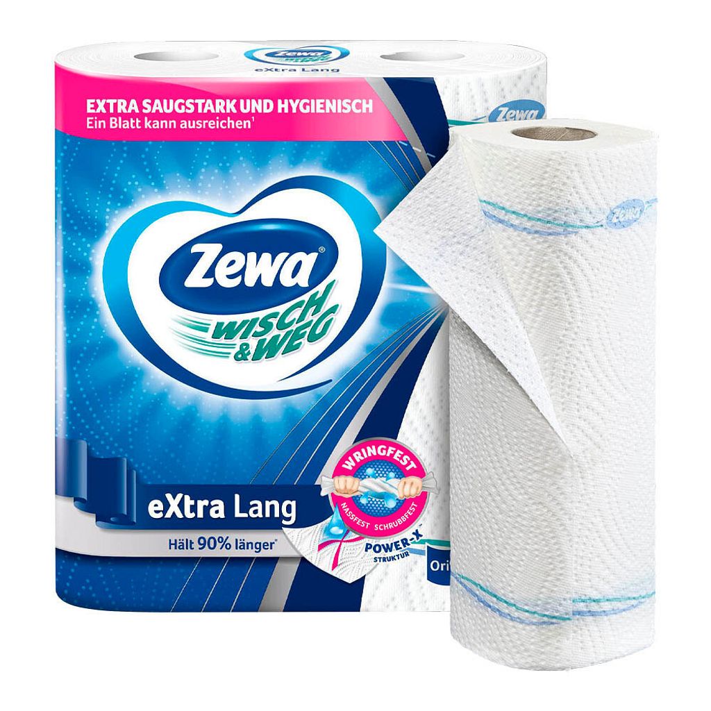 Zewa Küchenrollen WISCH&WEG eXtra Lang Original 2-lagig, 2 Produktbild 