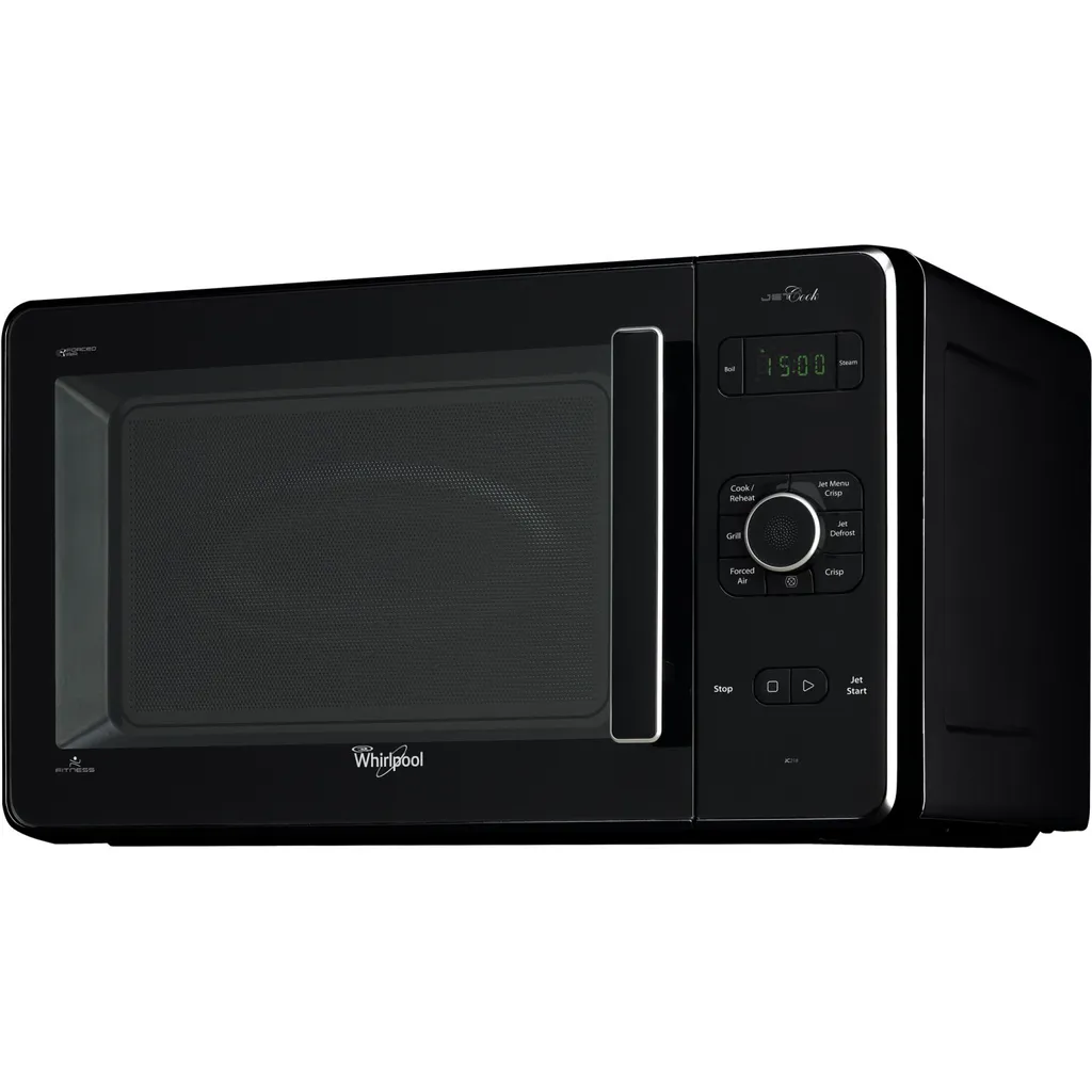 Micro-ondes Whirlpool JC218NB 1000W avec Chaleur Pulsée et Grill 30 L