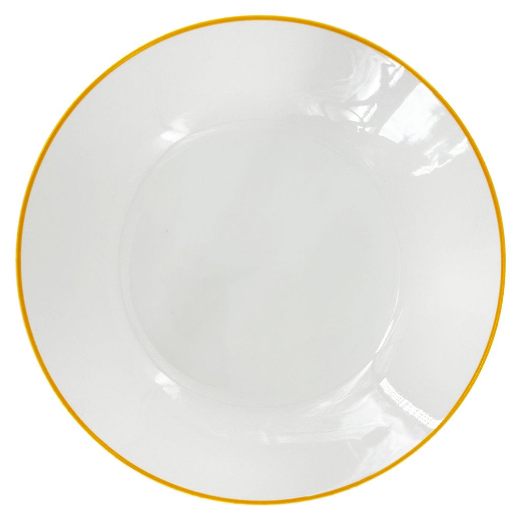 Hlboký porcelánový tanier Linea Yellow, ø 20,5 cm, žltá Obrázok produktu 