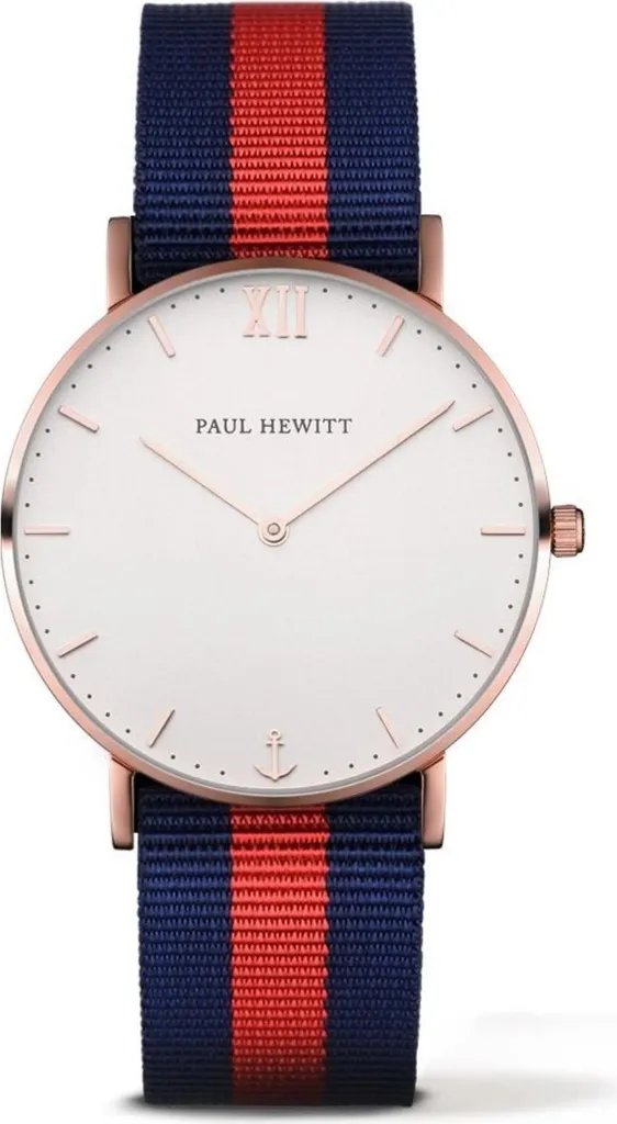 Paul Hewitt PH-SA-R-St-W-NR-20 | Orologio Sailor Line Oro Rosa e Nylon
