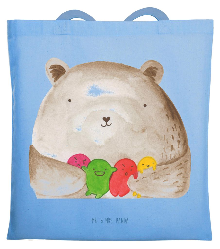 Mr. & Mrs. Panda Schultasche Bär Gefühl - Sky Blue - Produktbild 