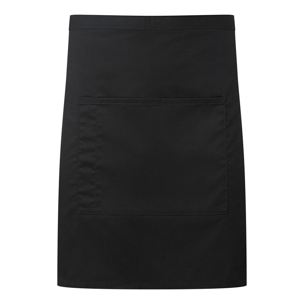 Premier - Taillenschürze "Colours" RW9697 (Einheitsgröße) (Jeans-Schwarz)