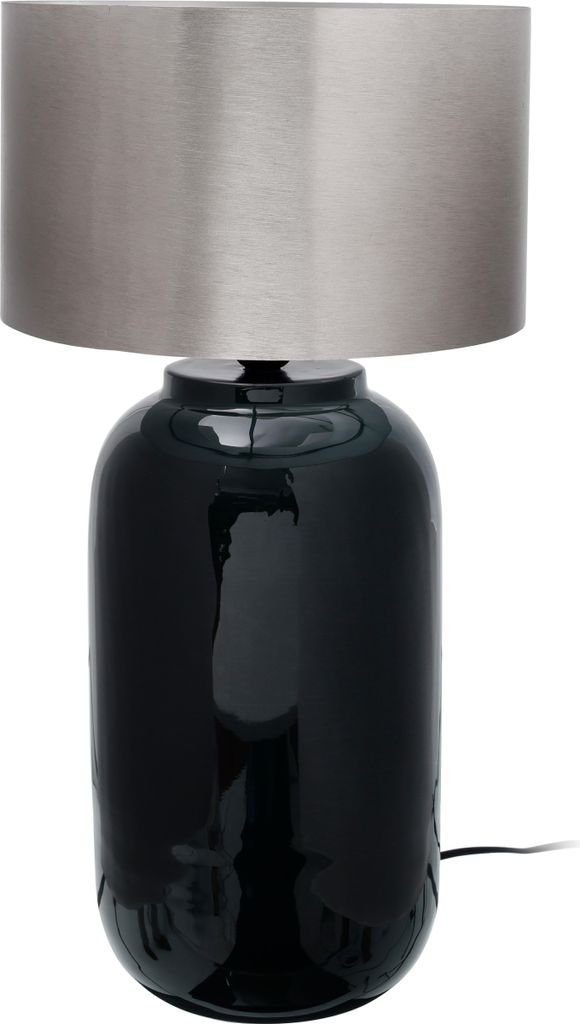 Tischlampe Art Deco 700 Dunkelgrün / Silber