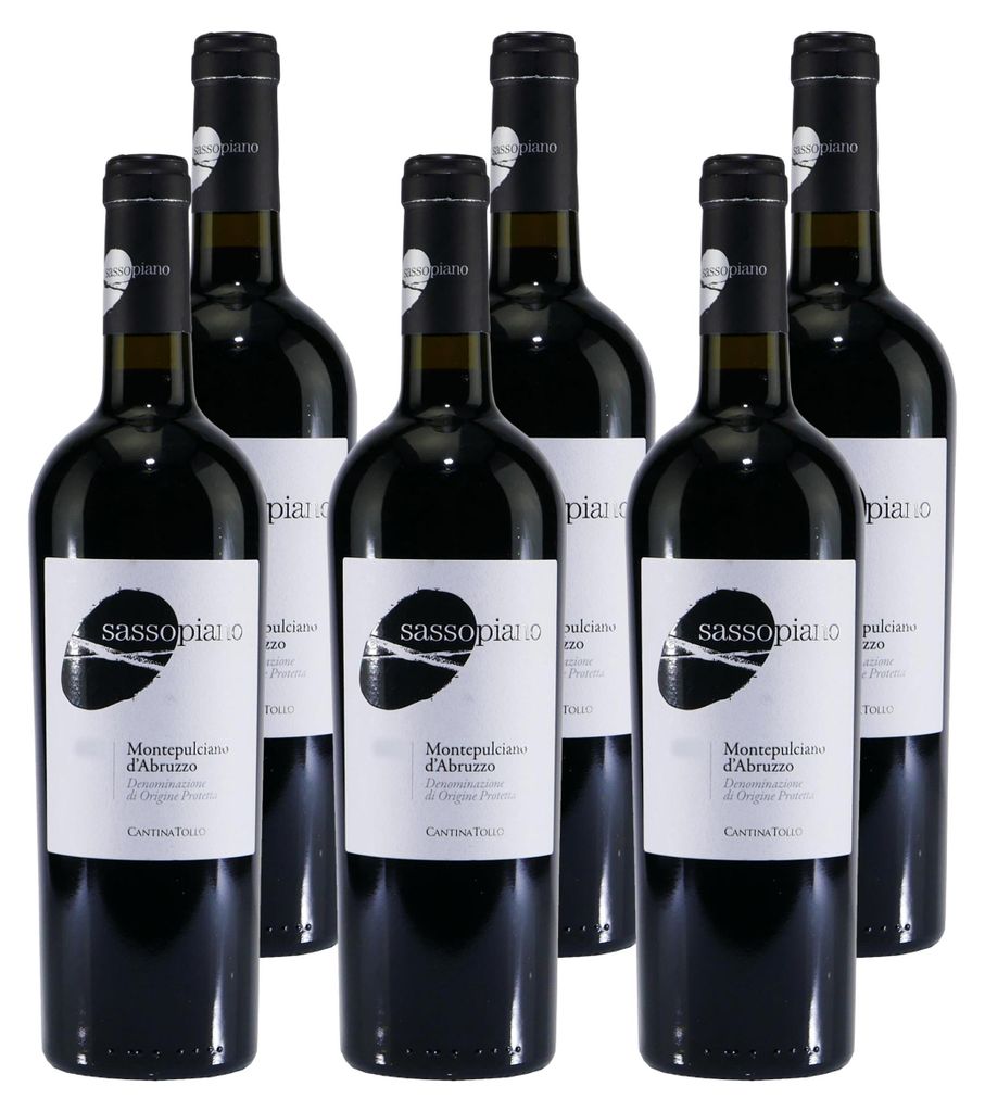 Sassopiano Montepulciano d'Abruzzo DOP -trocken- (6 x Produktbild 