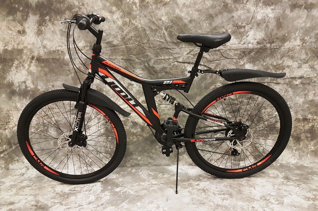26 Zoll MTB BLACKRIDER VON UMIT Vollgefedert 21-Gang Produktbild 5