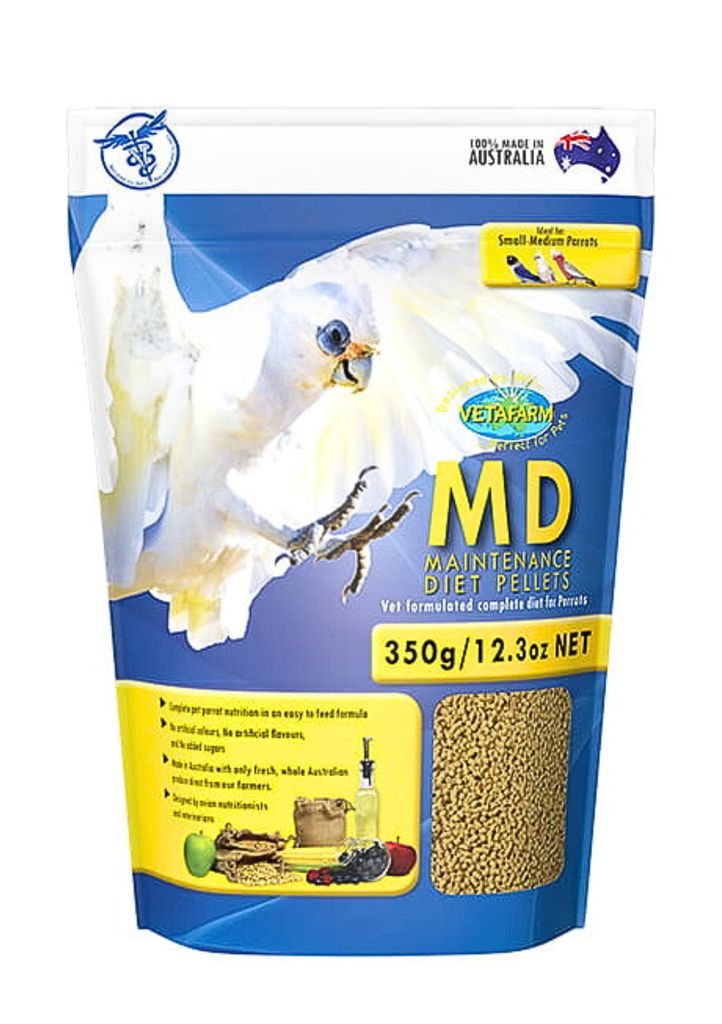 VETAFARM- Erhaltungsfutter - Ganzjahrespellets für ALLE PAPAGEIEN 350g