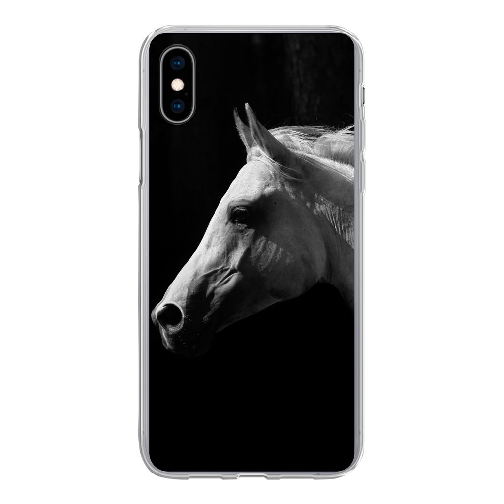 MuchoWow® Handyhülle Schutzhülle Hülle für iPhone Xs Pferde Produktbild 