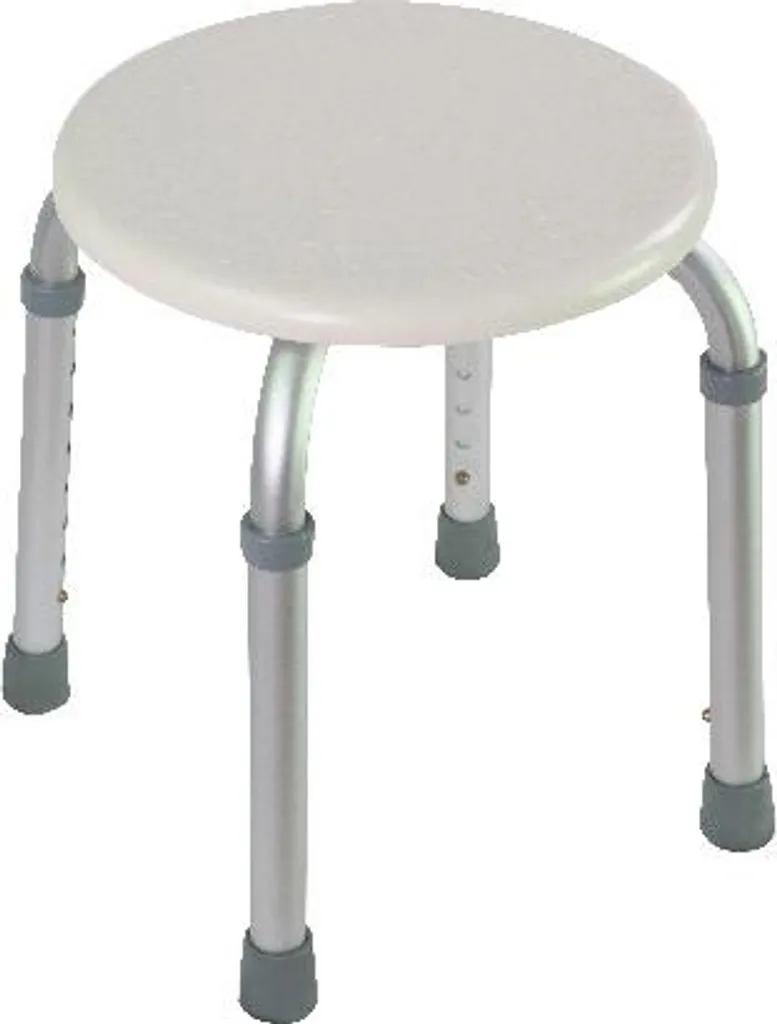 Tabouret de douche rond anti-chute pour douche assise - Sécurité