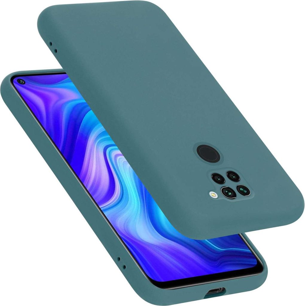 Cadorabo Hülle für Xiaomi RedMi NOTE 9 Hülle Silikon Handyhülle Case aus flüssigem Silikon, Kratzfeste und stoßfeste Schutzhülle für Xiaomi...