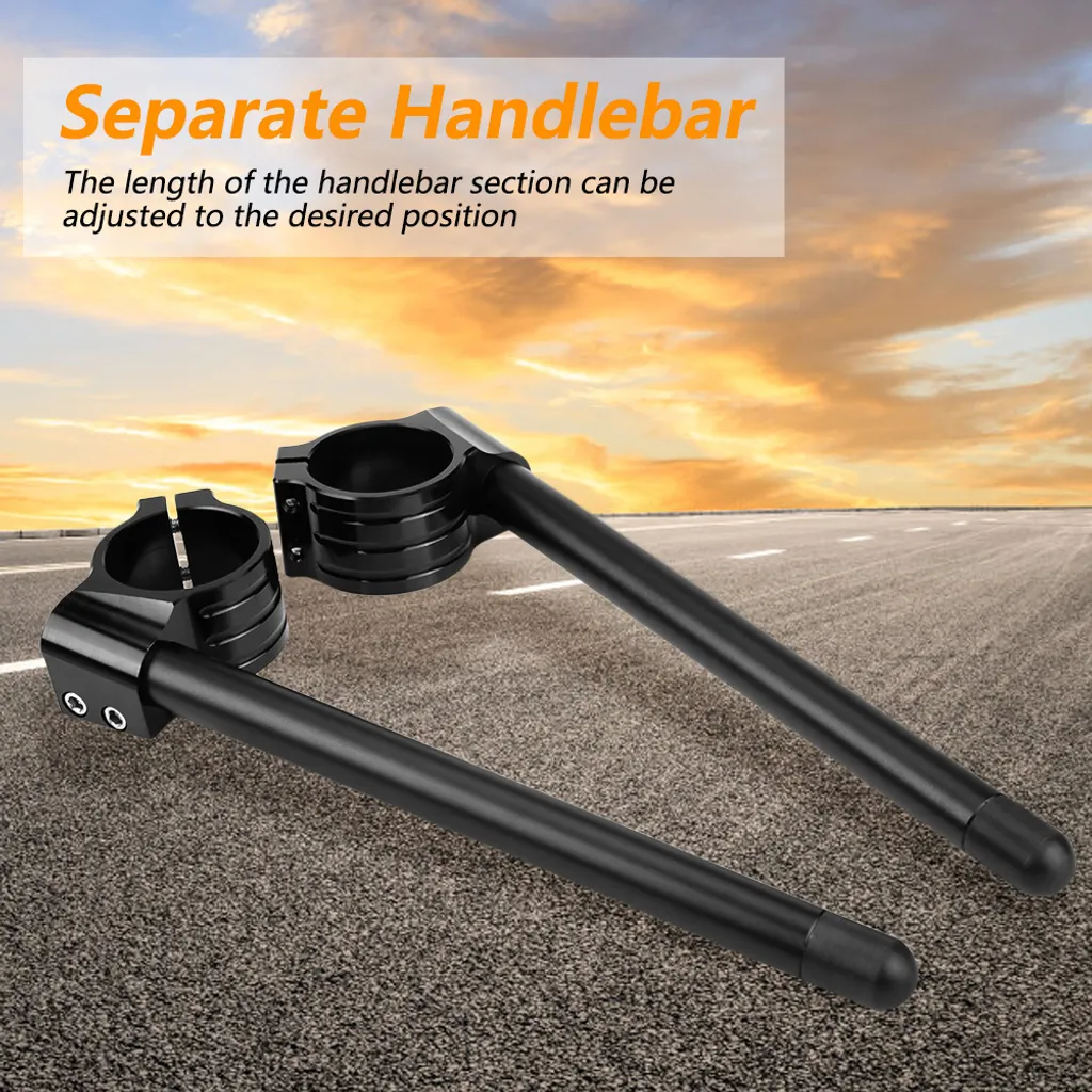 Supprimez les vibrations avec ce guidon séparé moto CNC Billet réglable