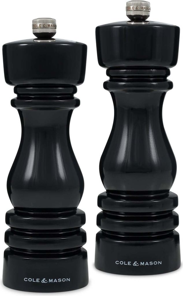 Cole & Mason London Schwarz Glänzend GS 180mm / 7"