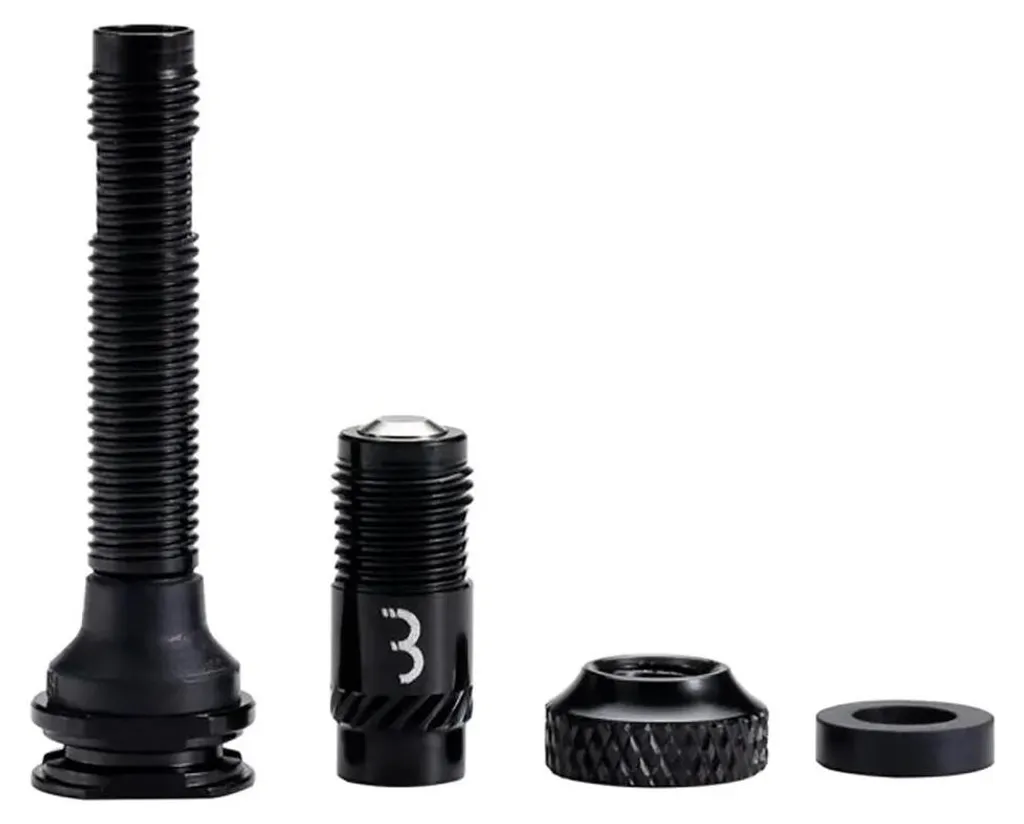 Valves Tubeless de Vélo 40 mm en Aluminium Argent - Pack de 2 Unités