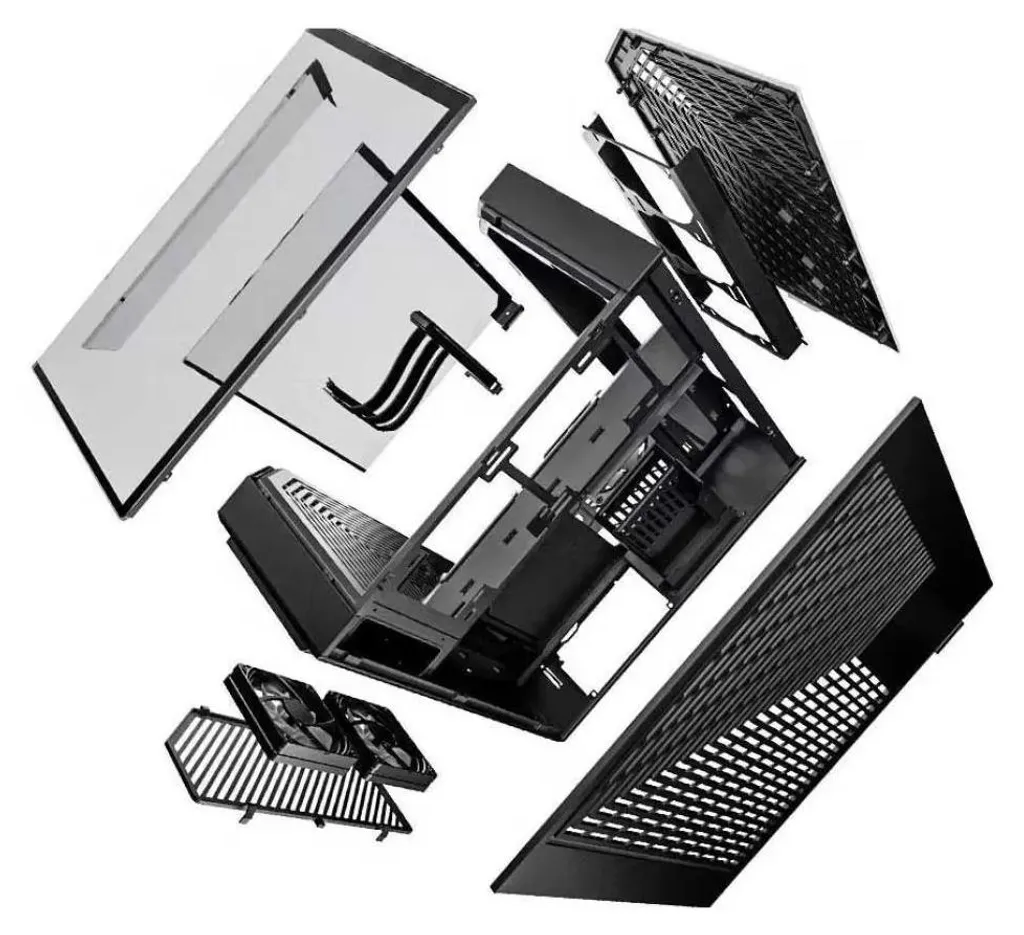 Boîtier PC HYTE Y60 Noir idéal pour configurations de streaming et jeu