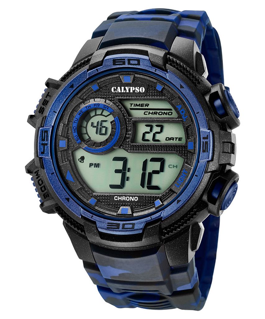 Calypso K5723/1 Chrono Montre Homme Plastique Date Alarme Image du produit 