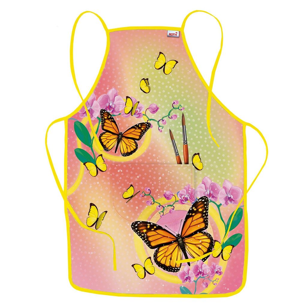 ROTH89173 Grembiule da pittura ROTH "Butterfly" con Immagine del prodotto 