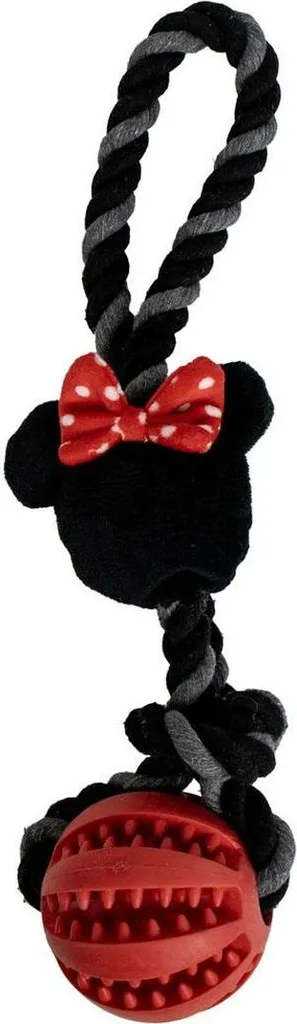Palla Giocattolo Minnie Disney per Cani - Corda Lancio e Strattone