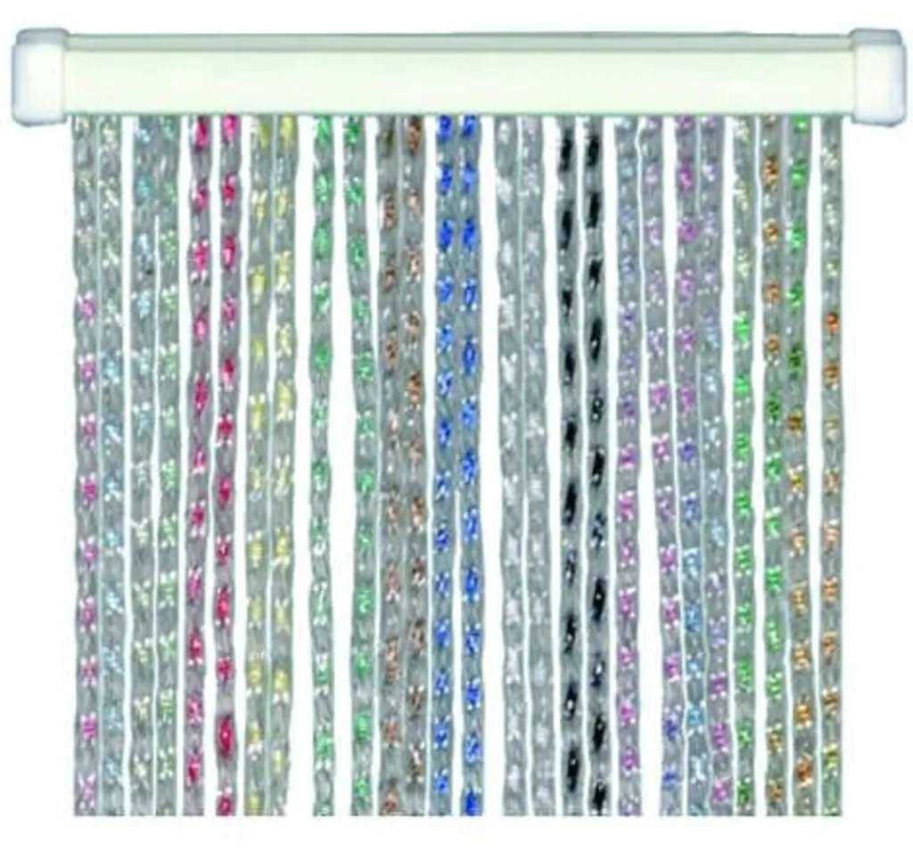 Rideau anti-mouche PVC multicolore et isolant phonique CRISTAL 125x240cm