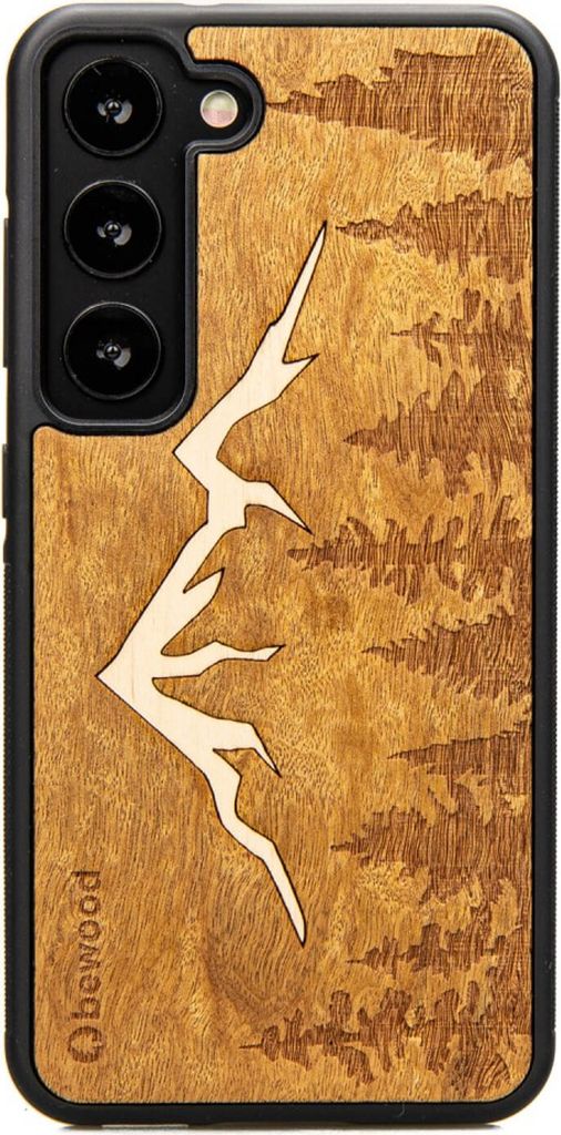 Bewood Holzhülle für Samsung Galaxy S23 IMBUIA MOUNTAINS