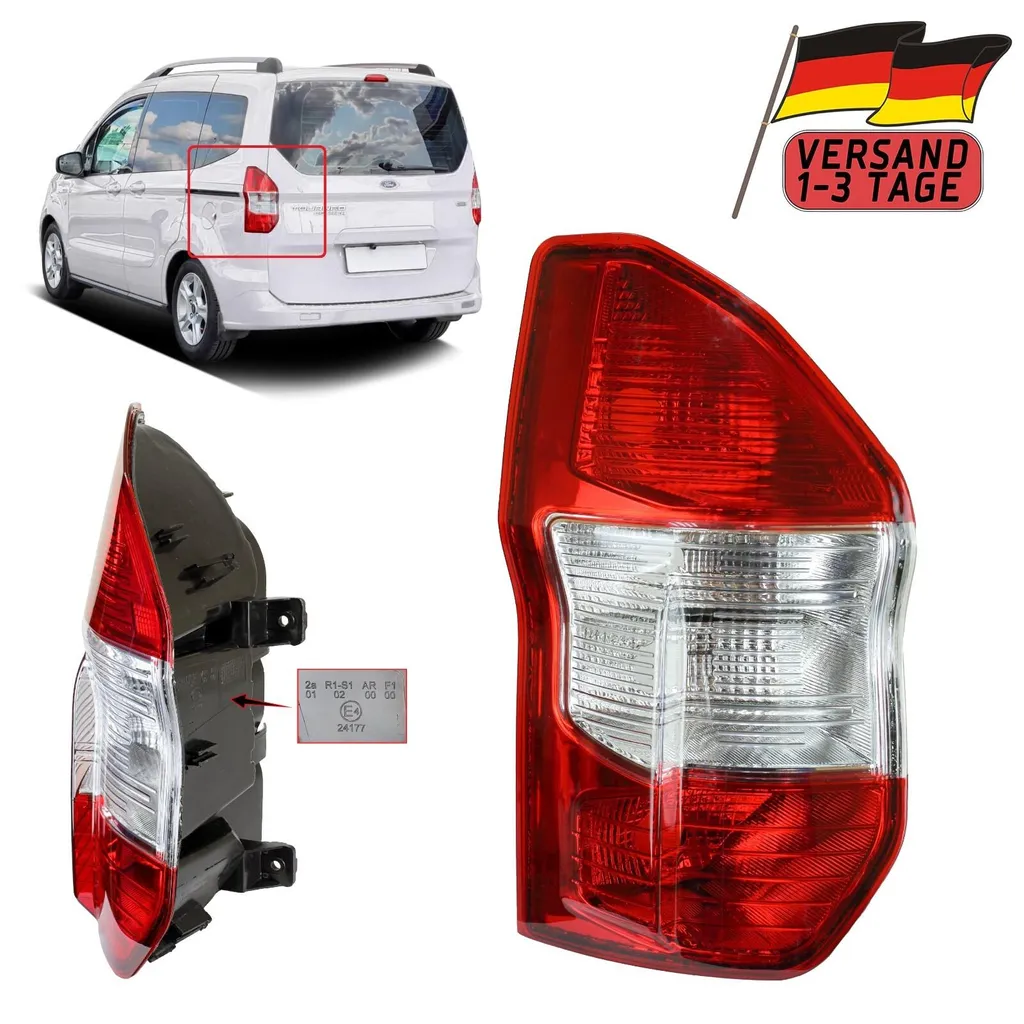 Fanale Posteriore SX Ford Courier | Ricambio Omologato E-test 2014+