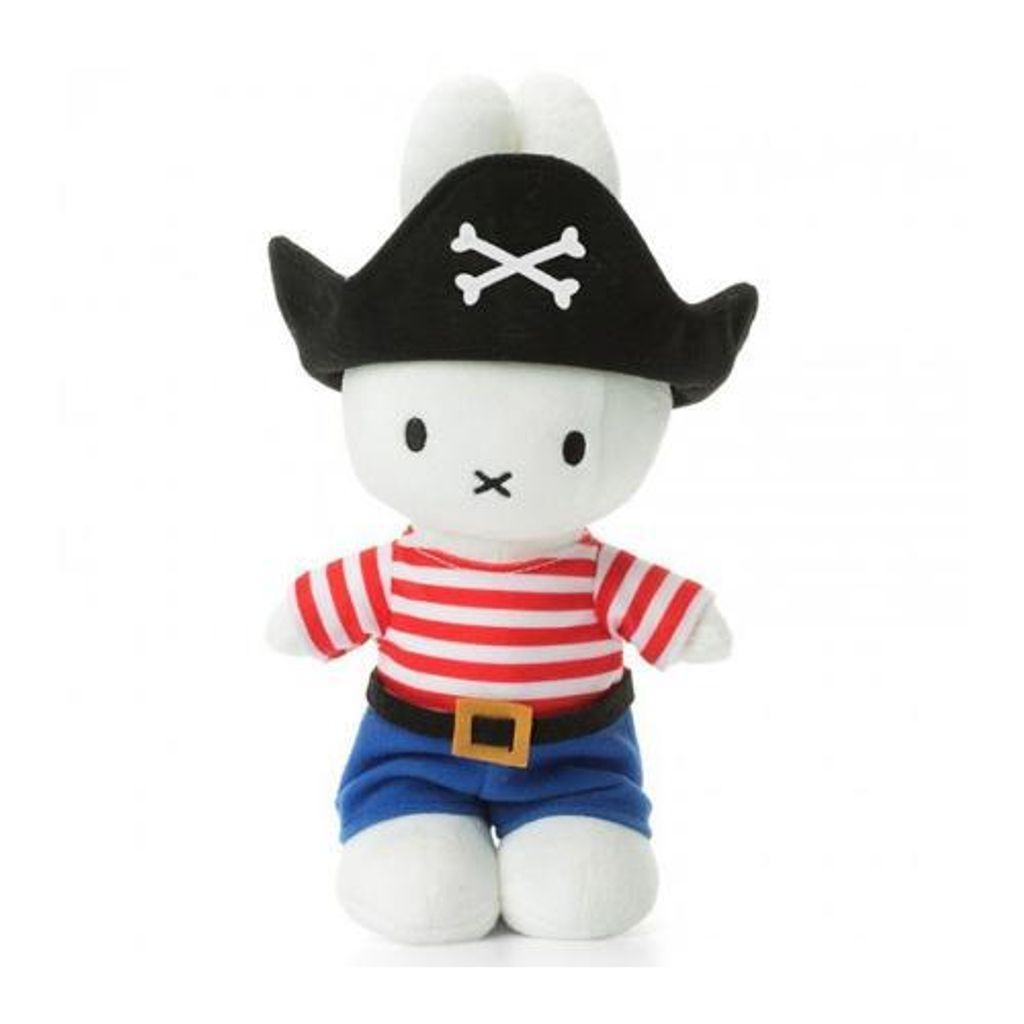 Miffy figura di peluche "Pirata" (24 cm) peluche giocattolo Immagine del prodotto 