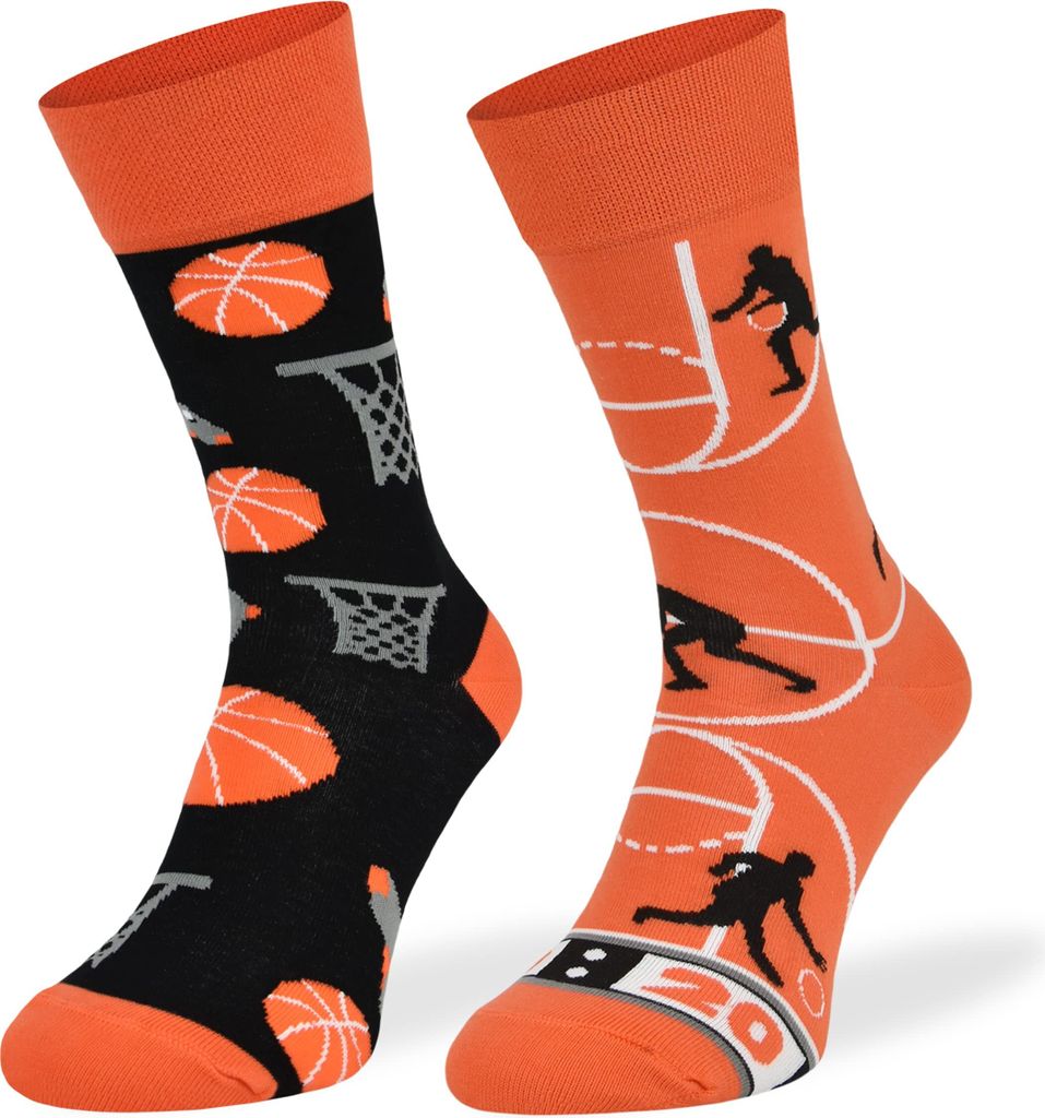 SKIETY Bunte Lustige Socken für Erwachsene Baumwolle, Basketball - 35-38