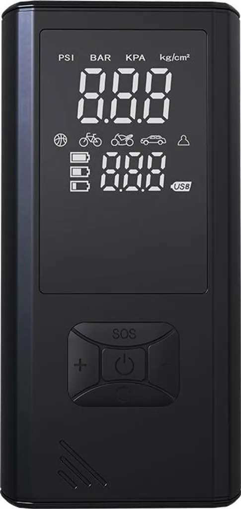 Boosteur de Batterie Voiture avec Gonfleur de Pneu Multifonction INF