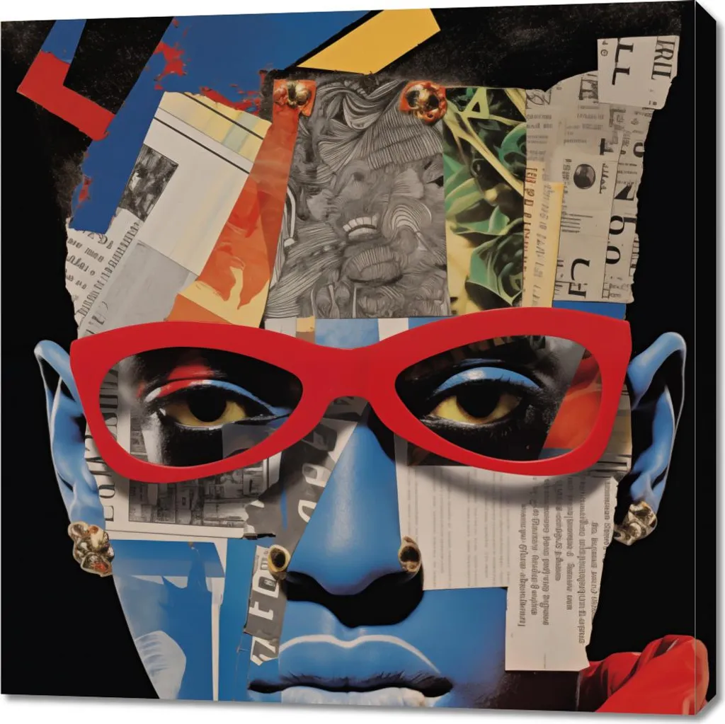 Quadro 90x90 Visioni Contemporanee - Decorazione Parete Moderna